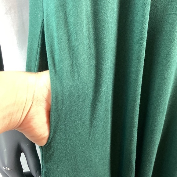 Bishuige dark green sleeveless dress large nwt - Picture 3 of 6